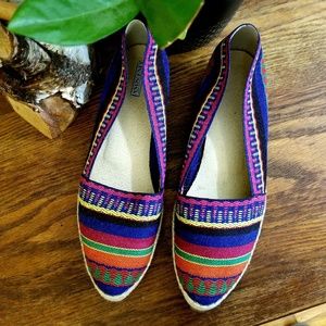 Woven Land's End flats